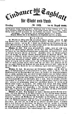 Lindauer Tagblatt für Stadt und Land Dienstag 2. August 1864