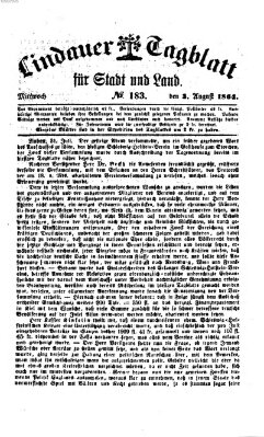 Lindauer Tagblatt für Stadt und Land Mittwoch 3. August 1864