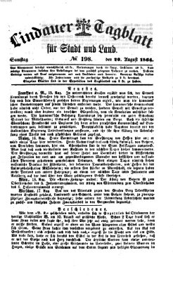 Lindauer Tagblatt für Stadt und Land Samstag 20. August 1864