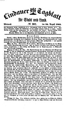 Lindauer Tagblatt für Stadt und Land Mittwoch 24. August 1864