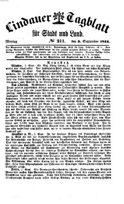 Lindauer Tagblatt für Stadt und Land Montag 5. September 1864