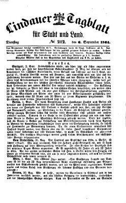 Lindauer Tagblatt für Stadt und Land Dienstag 6. September 1864