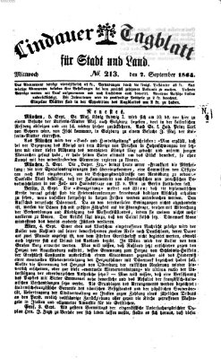Lindauer Tagblatt für Stadt und Land Mittwoch 7. September 1864
