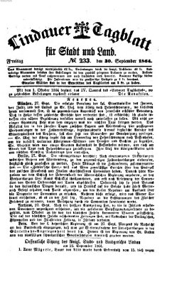 Lindauer Tagblatt für Stadt und Land Freitag 30. September 1864