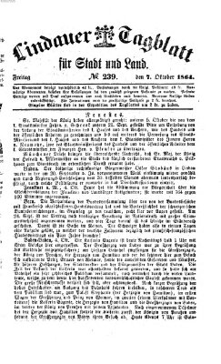 Lindauer Tagblatt für Stadt und Land Freitag 7. Oktober 1864