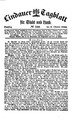 Lindauer Tagblatt für Stadt und Land Samstag 8. Oktober 1864