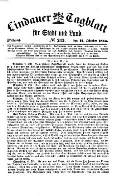 Lindauer Tagblatt für Stadt und Land Mittwoch 12. Oktober 1864