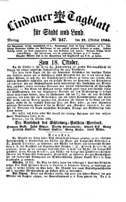 Lindauer Tagblatt für Stadt und Land Montag 17. Oktober 1864