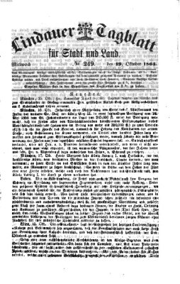 Lindauer Tagblatt für Stadt und Land Mittwoch 19. Oktober 1864