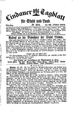 Lindauer Tagblatt für Stadt und Land Dienstag 25. Oktober 1864