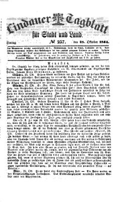 Lindauer Tagblatt für Stadt und Land Freitag 28. Oktober 1864