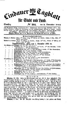 Lindauer Tagblatt für Stadt und Land Samstag 5. November 1864