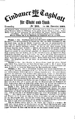 Lindauer Tagblatt für Stadt und Land Donnerstag 10. November 1864