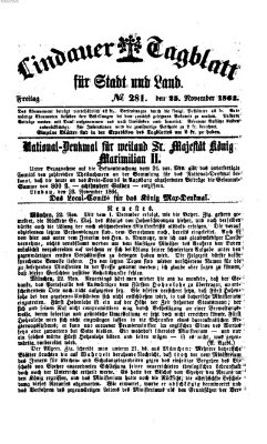 Lindauer Tagblatt für Stadt und Land Freitag 25. November 1864