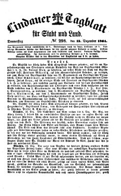 Lindauer Tagblatt für Stadt und Land Donnerstag 15. Dezember 1864