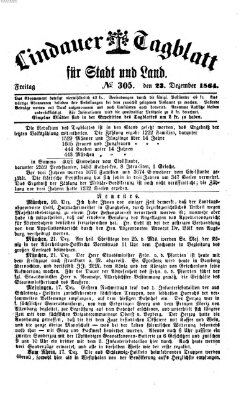 Lindauer Tagblatt für Stadt und Land Freitag 23. Dezember 1864