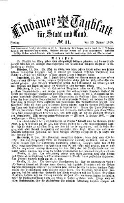 Lindauer Tagblatt für Stadt und Land Freitag 13. Januar 1865