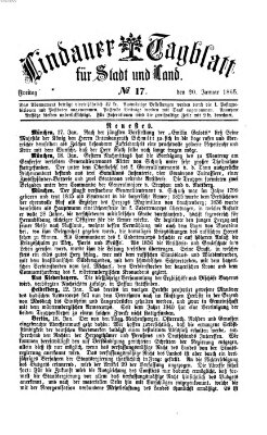 Lindauer Tagblatt für Stadt und Land Freitag 20. Januar 1865