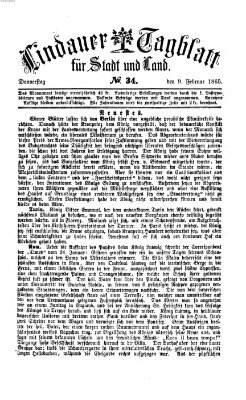 Lindauer Tagblatt für Stadt und Land Donnerstag 9. Februar 1865