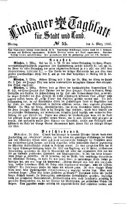 Lindauer Tagblatt für Stadt und Land Montag 6. März 1865