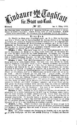 Lindauer Tagblatt für Stadt und Land Mittwoch 8. März 1865