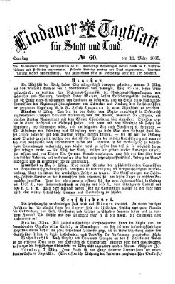 Lindauer Tagblatt für Stadt und Land Samstag 11. März 1865