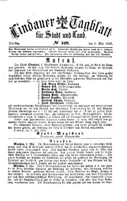 Lindauer Tagblatt für Stadt und Land Dienstag 9. Mai 1865