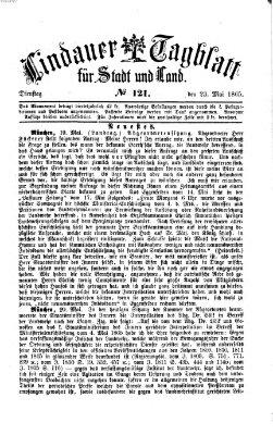 Lindauer Tagblatt für Stadt und Land Dienstag 23. Mai 1865