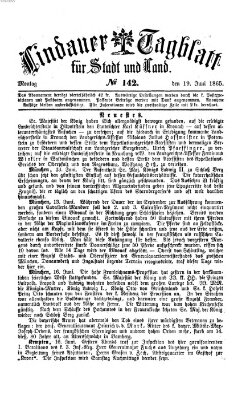 Lindauer Tagblatt für Stadt und Land Montag 19. Juni 1865
