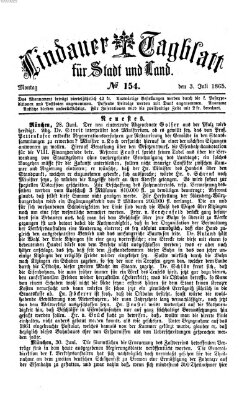 Lindauer Tagblatt für Stadt und Land Montag 3. Juli 1865