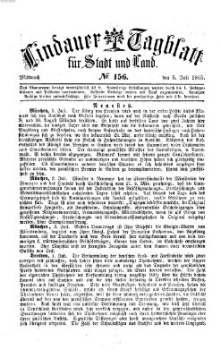 Lindauer Tagblatt für Stadt und Land Mittwoch 5. Juli 1865