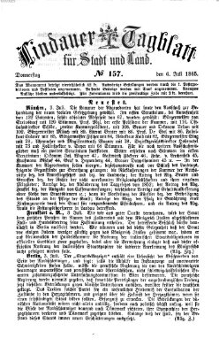 Lindauer Tagblatt für Stadt und Land Donnerstag 6. Juli 1865