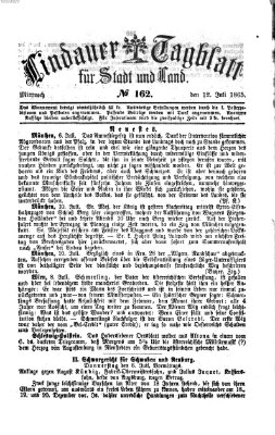 Lindauer Tagblatt für Stadt und Land Mittwoch 12. Juli 1865