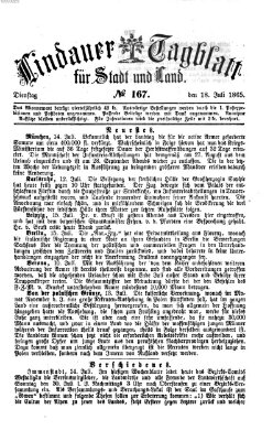 Lindauer Tagblatt für Stadt und Land Dienstag 18. Juli 1865