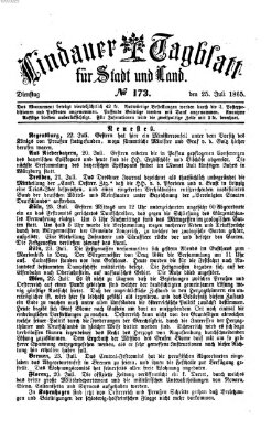 Lindauer Tagblatt für Stadt und Land Dienstag 25. Juli 1865