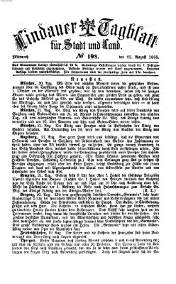 Lindauer Tagblatt für Stadt und Land Mittwoch 23. August 1865