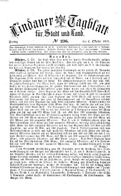 Lindauer Tagblatt für Stadt und Land Freitag 6. Oktober 1865