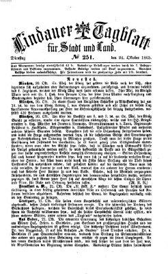 Lindauer Tagblatt für Stadt und Land Dienstag 24. Oktober 1865