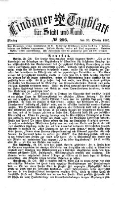 Lindauer Tagblatt für Stadt und Land Montag 30. Oktober 1865