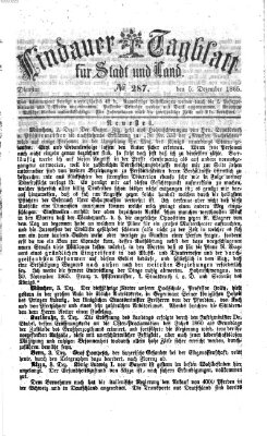 Lindauer Tagblatt für Stadt und Land Dienstag 5. Dezember 1865