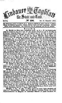 Lindauer Tagblatt für Stadt und Land Freitag 15. Dezember 1865