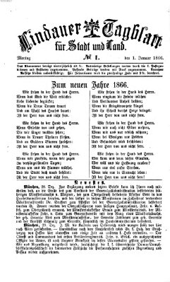 Lindauer Tagblatt für Stadt und Land Montag 1. Januar 1866