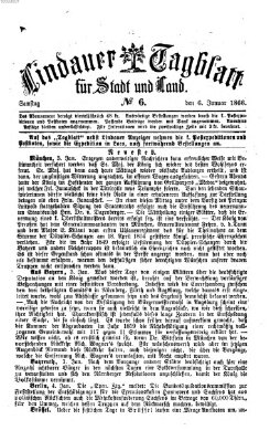 Lindauer Tagblatt für Stadt und Land Samstag 6. Januar 1866