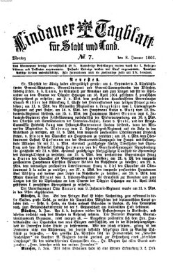 Lindauer Tagblatt für Stadt und Land Montag 8. Januar 1866