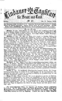 Lindauer Tagblatt für Stadt und Land Freitag 19. Januar 1866