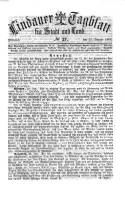 Lindauer Tagblatt für Stadt und Land Mittwoch 31. Januar 1866