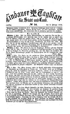 Lindauer Tagblatt für Stadt und Land Donnerstag 8. Februar 1866