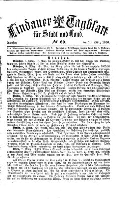 Lindauer Tagblatt für Stadt und Land Samstag 10. März 1866