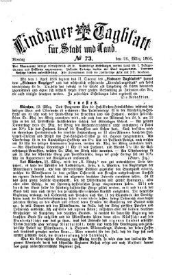 Lindauer Tagblatt für Stadt und Land Montag 26. März 1866