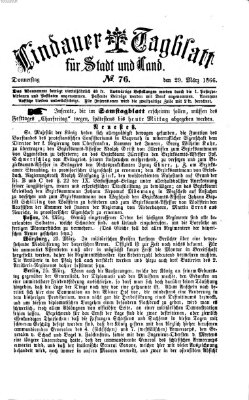 Lindauer Tagblatt für Stadt und Land Donnerstag 29. März 1866